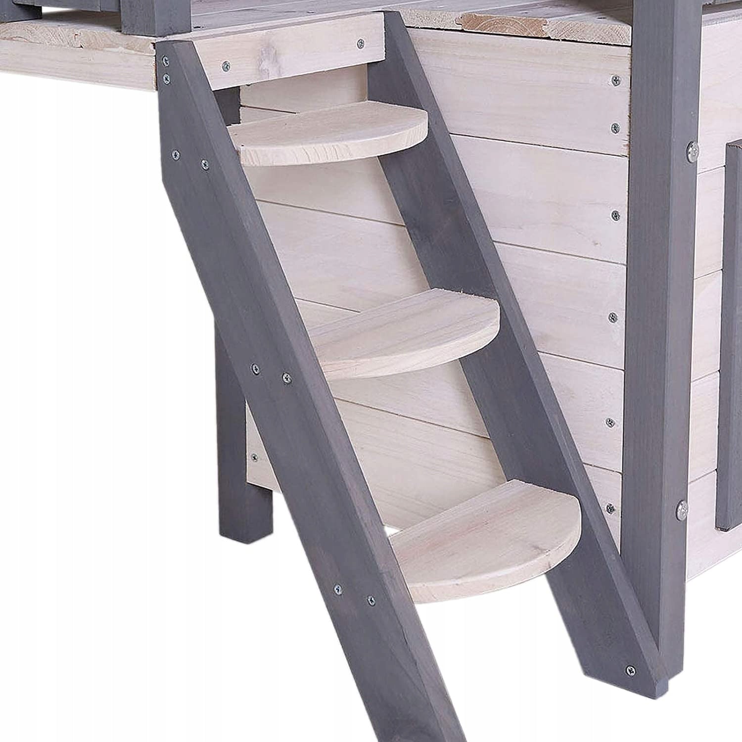 Dibea CH10811 Wooden Cat House, 77 x 50 x Trade name Domek
