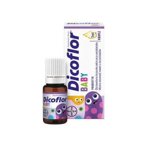 Dicoflor baby drops 5 ml probiotic for children