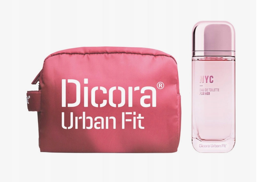 Dicora Urban Fit Gift Set eau de toilette NYC 40ml and Primary Gel Packaging status original