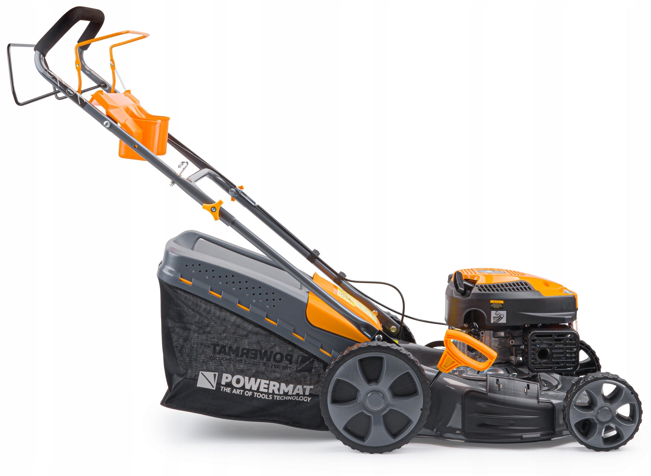 Diesel mower Powermat 6 HP with basket 62 l width 46 cm wheel drive Brand Powermat