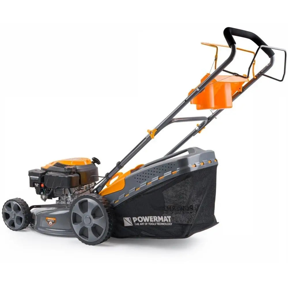 Diesel mower Powermat 6 HP with basket 62 l width 46 cm wheel drive Series PM0977