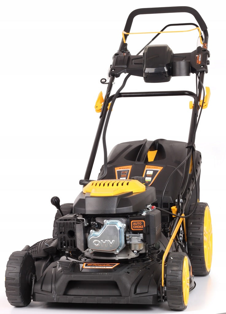 Diesel mower Riwall 5135e with electric drive start strong PRO Basket capacity 65 l