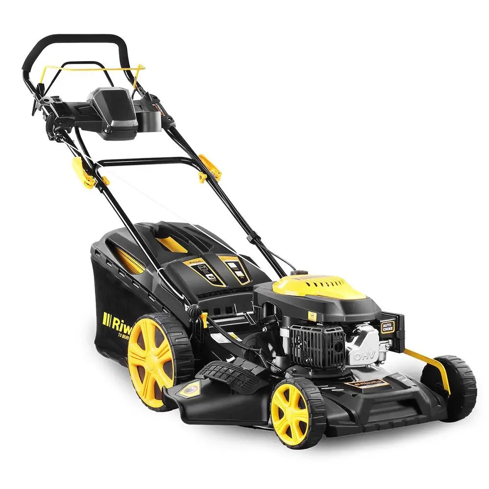 Diesel mower Riwall 5135e with electric drive start strong PRO Brand Riwall