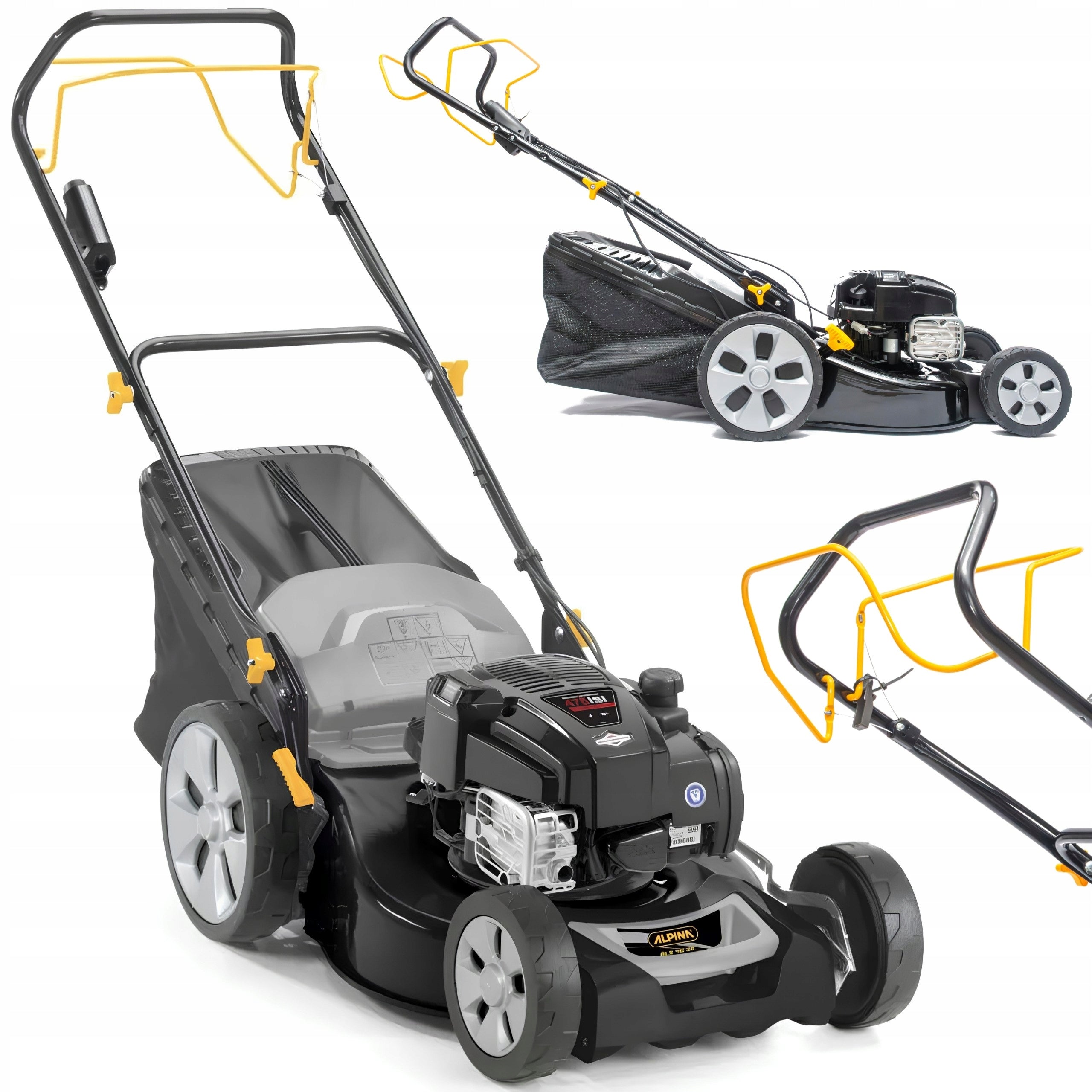 Diesel mower with Alpina Stiga 46 cm Briggs & Stratton engine