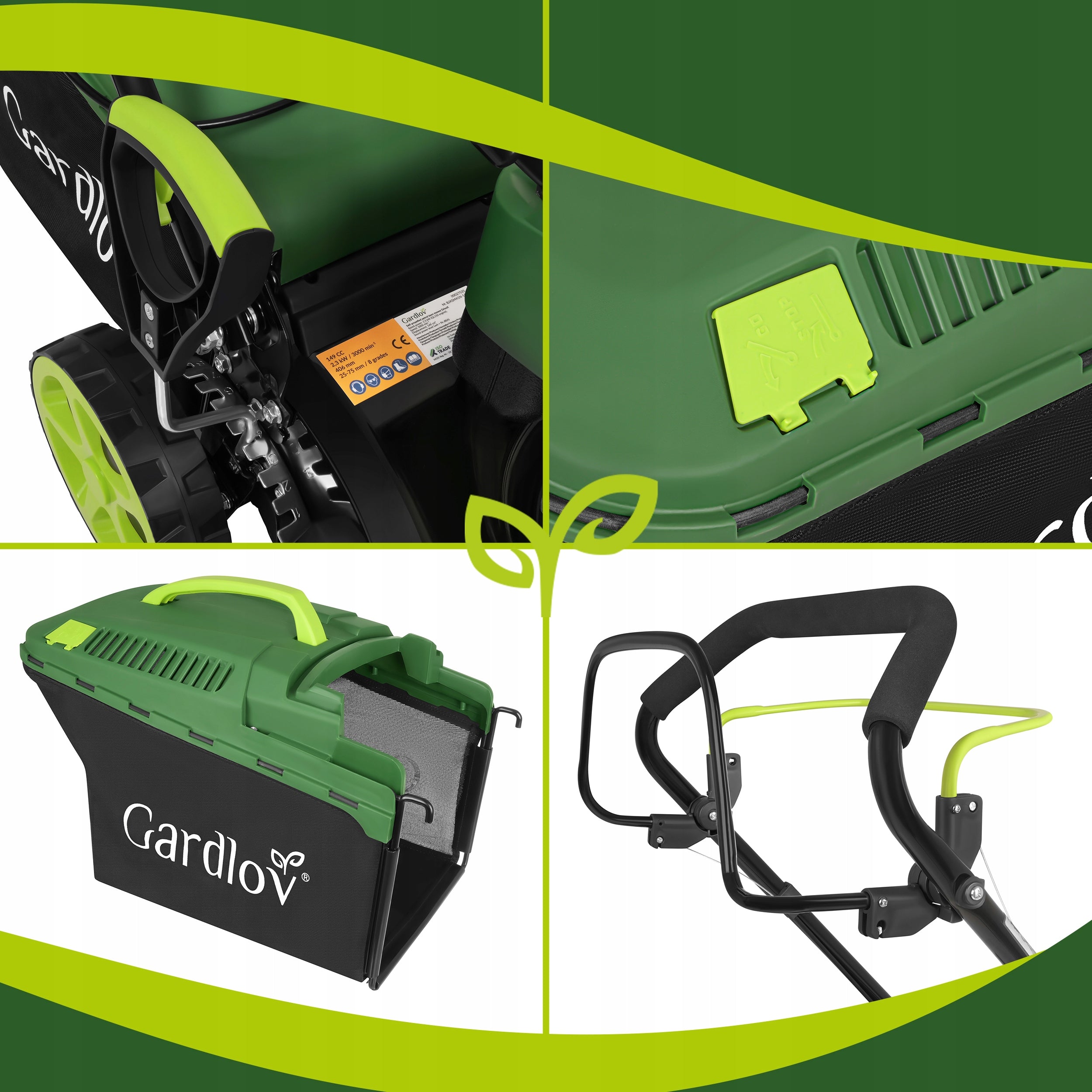 Diesel mower with Drive Strong 40,6cm for Grass Engine + Washing + Oil Series Kosiarka Spalinowa z Napędem do Trawy