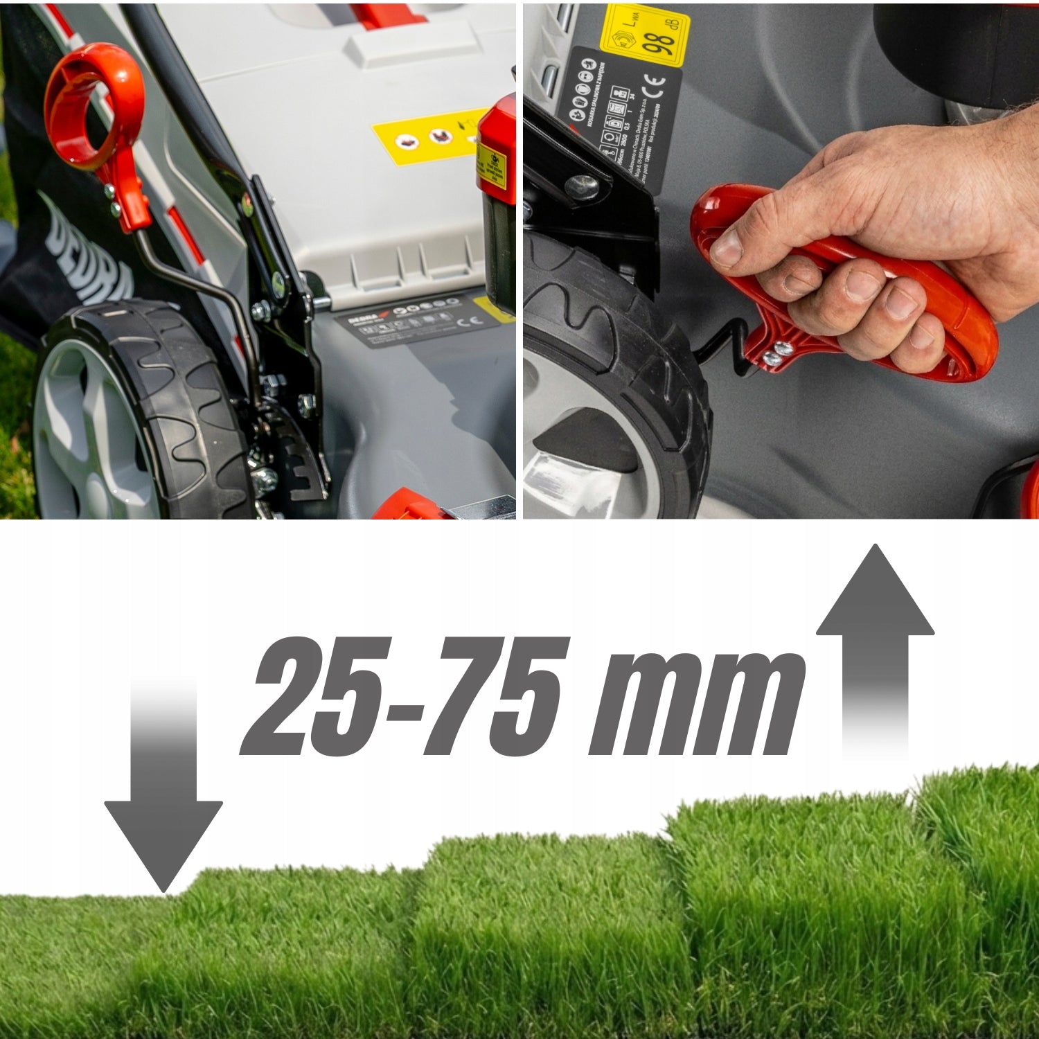 Diesel mower with GT drive Mulching 51cm 196 cm³ 3,5kW LONCIN DEDRA Basket capacity 60 l