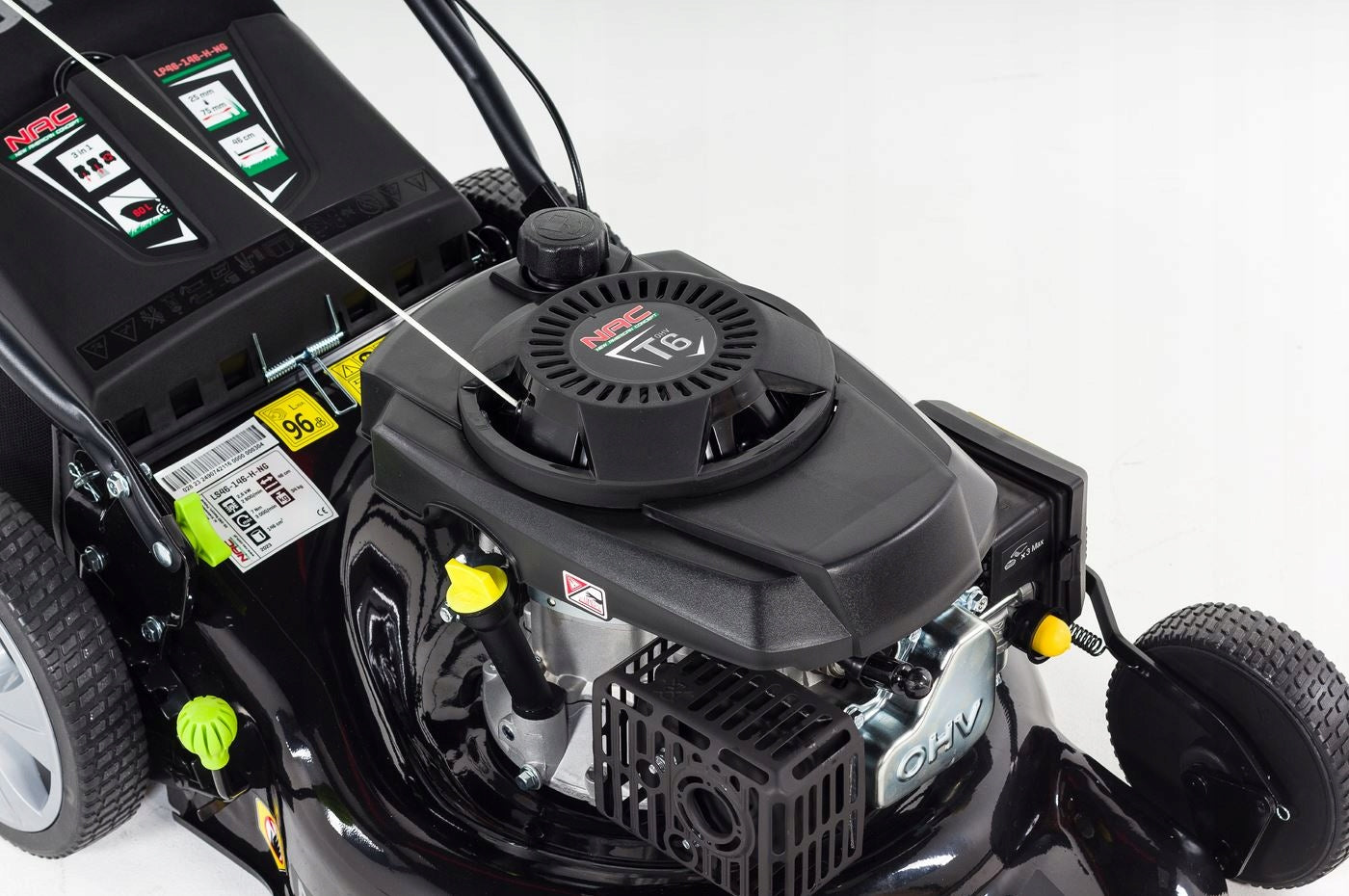 Diesel mower with NAC 146 cm3 46cm Grinding function 4in1 Basket 60l Engine displacement 146 cm³