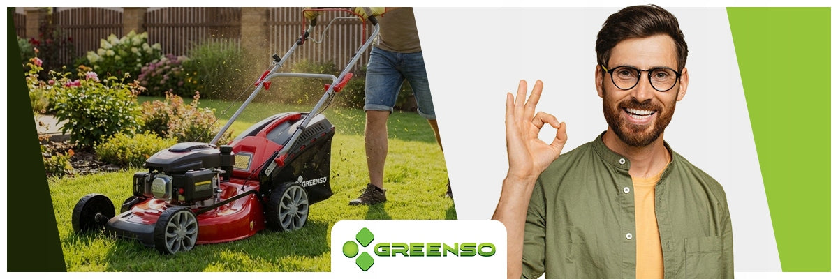 Diesel mower with drive 3,6 HP width 46 cm Greenso KS46-G150N Mowing width 46 cm