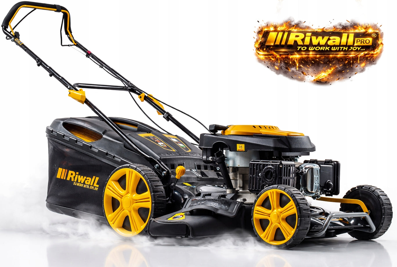 Diesel mower with drive Riwall PRO RPM 5355PL 56cm 5,4HP Mulching Brand Riwall