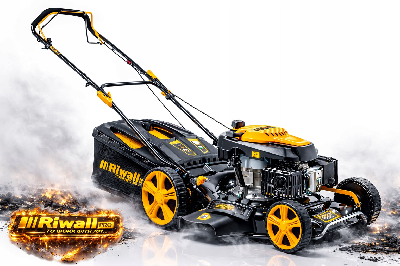 Diesel mower with drive Riwall PRO RPM 5355PL 56cm 5,4HP Mulching Manufacturer code RPM