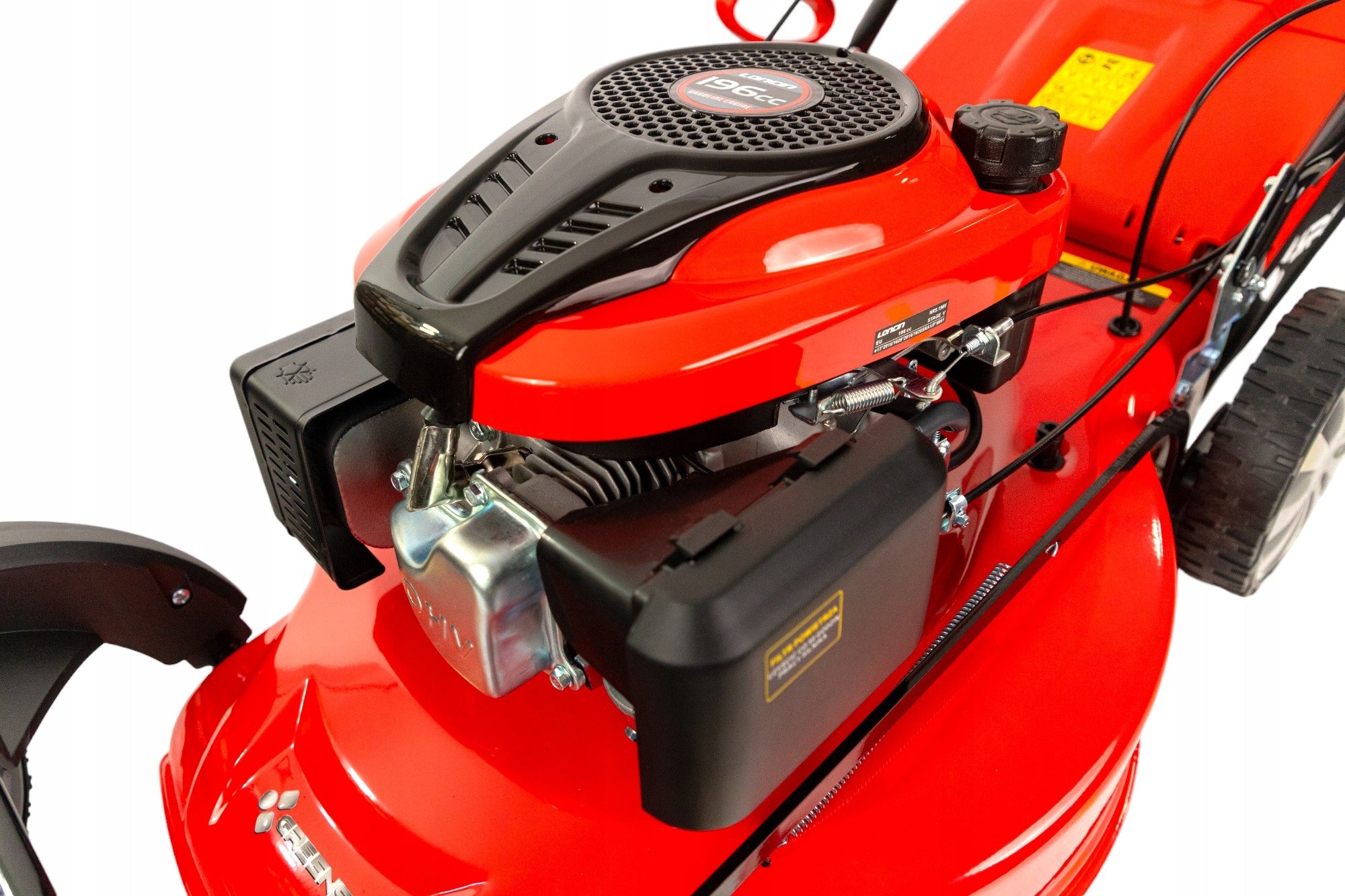 Diesel mower with drive engine Loncin 5 HP Greenso KS56-L196NS Basket capacity 60 l