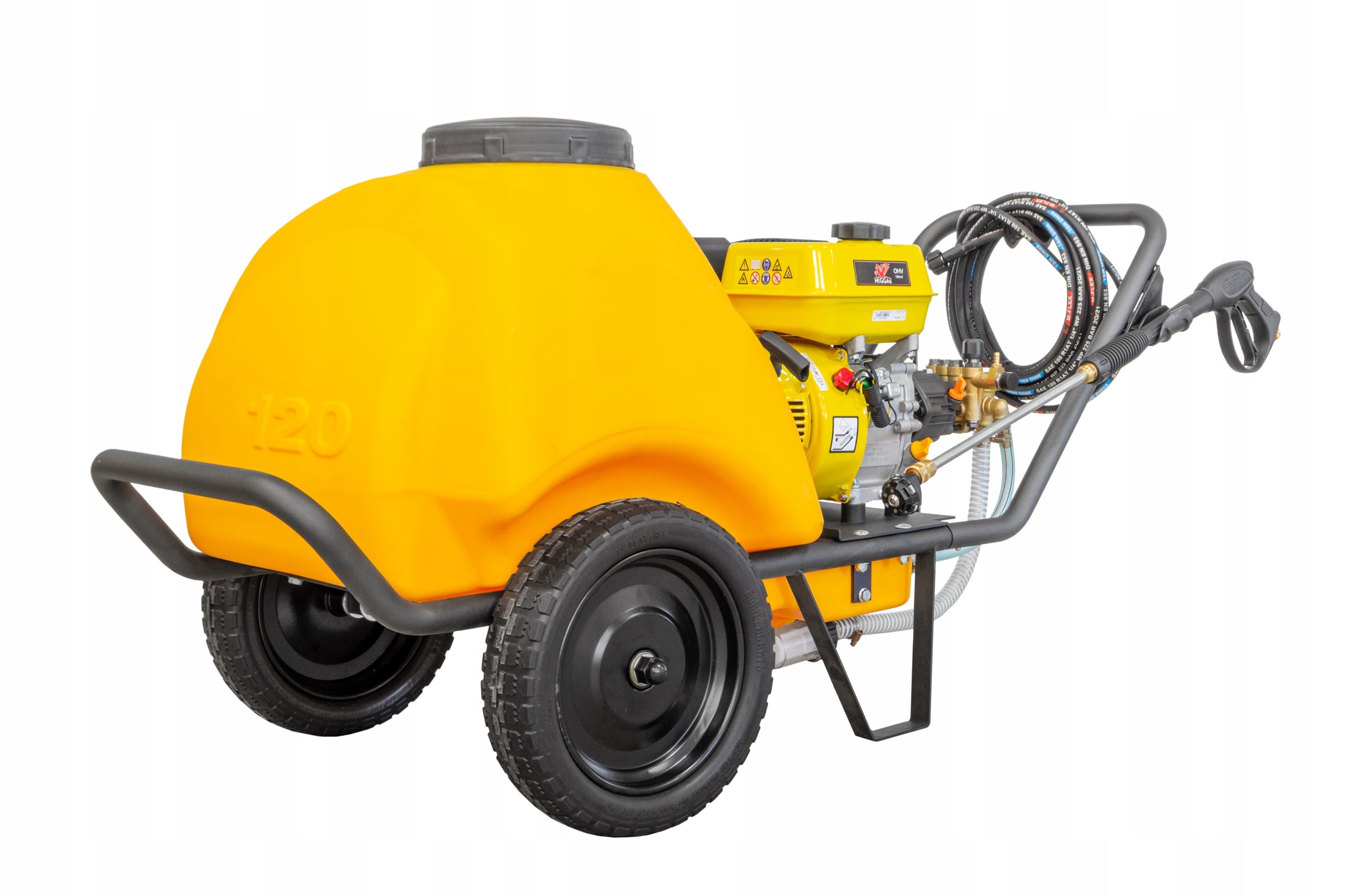 Diesel pressure washer Waspper GF120 220 bar water tank 120L