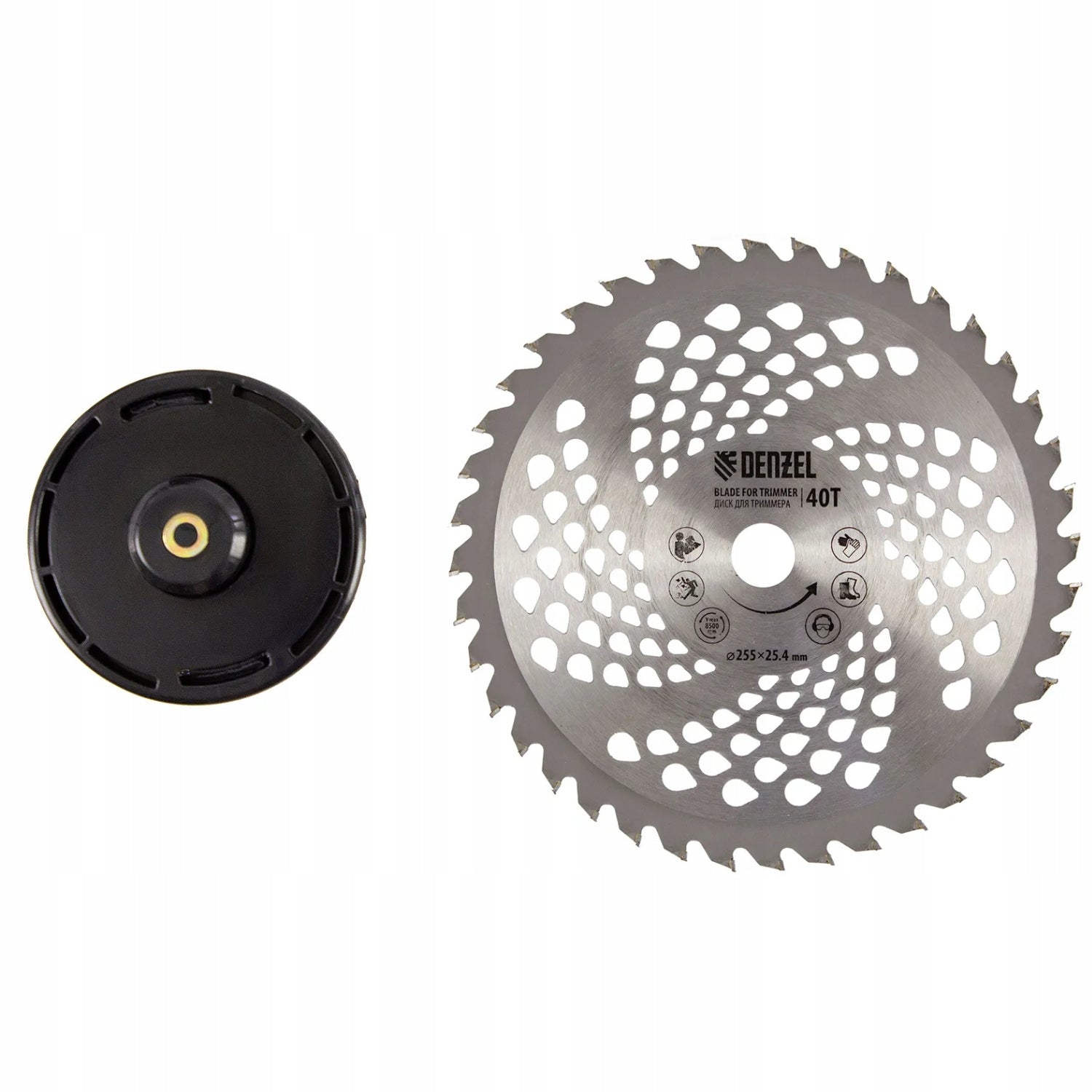 Diesel scythe 3HP Denzel 52DT + disc + line head trimmer Tool weight 7.4 kg