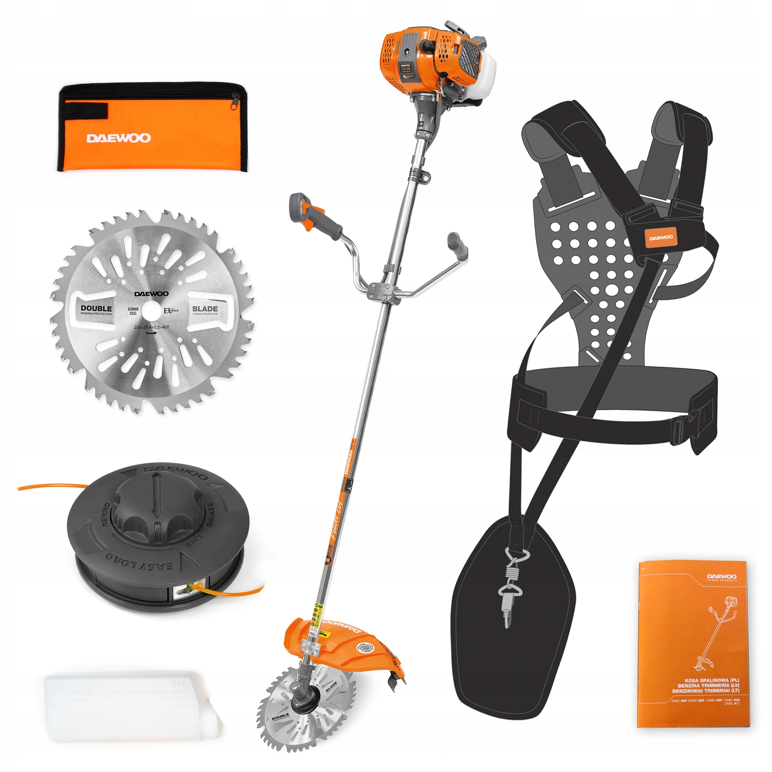 Diesel scythe DAEWOO DABC 520 + Shield + Harness