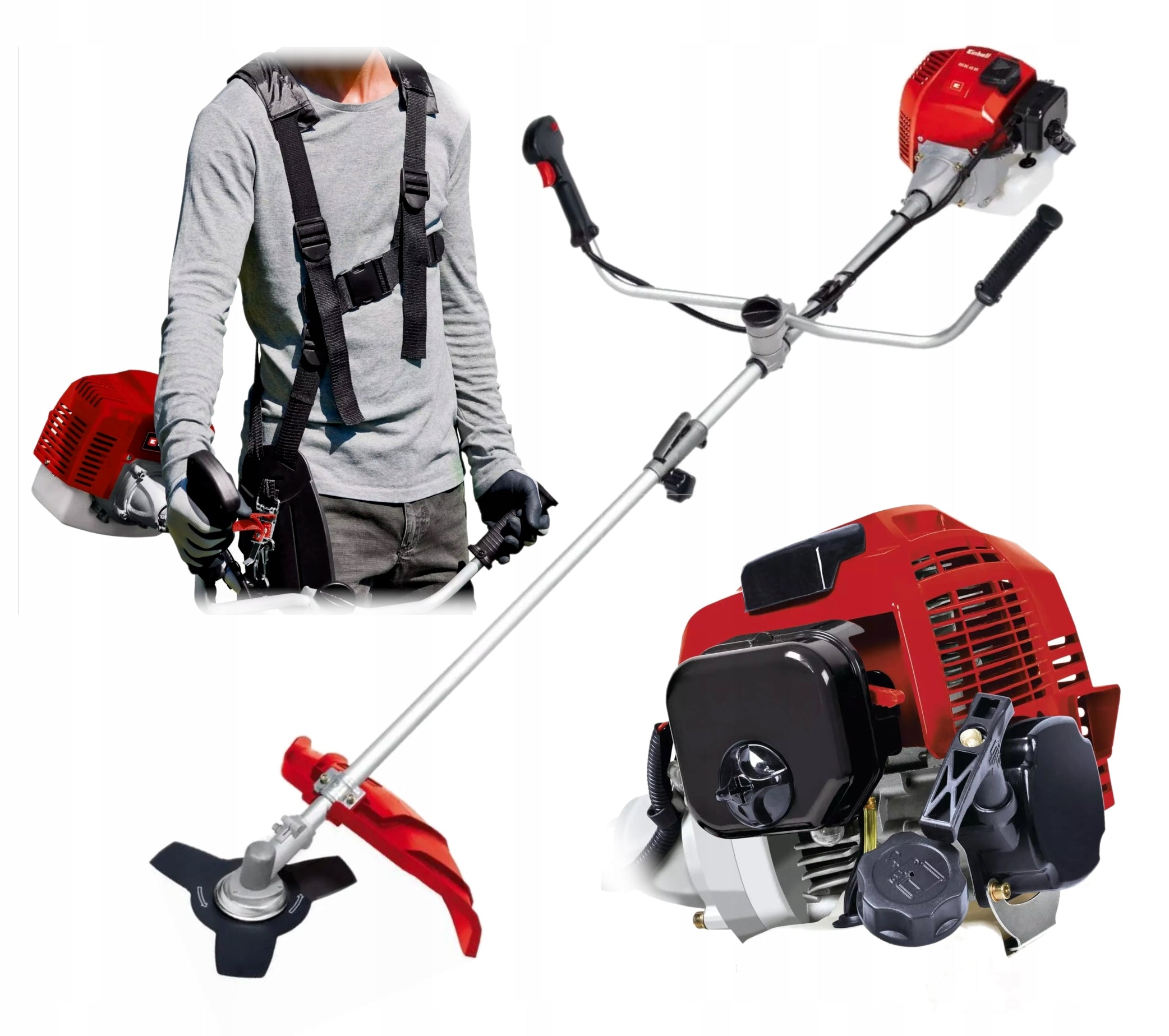 Diesel scythe Einhell GH-BC 43 AS 1,25 kW 42,7 cm³ Folding Shield / Line Engine power 1250 W