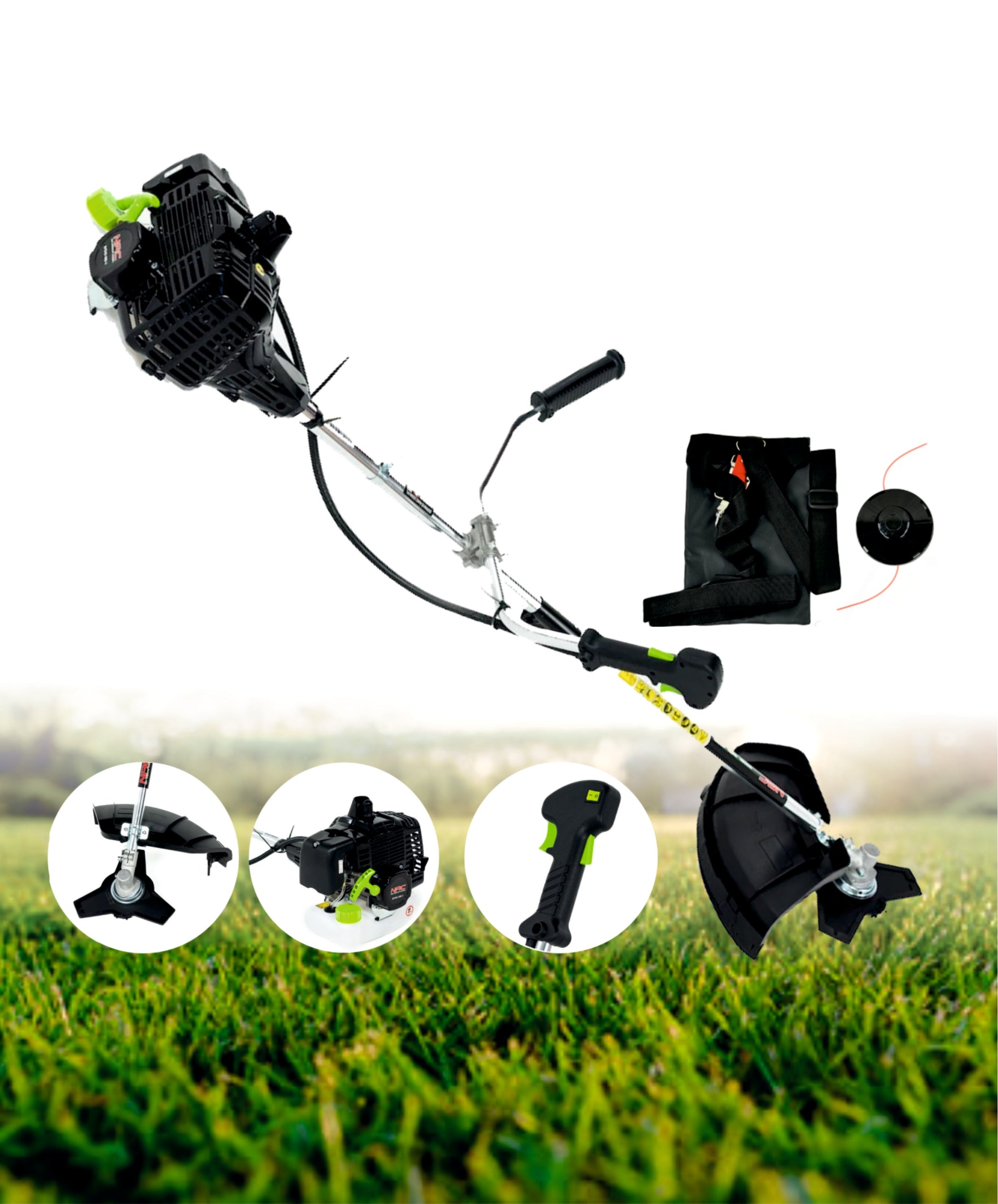 Diesel scythe trimmer Nac BP540-30B-V 54cc 2,2kW power 3 HP