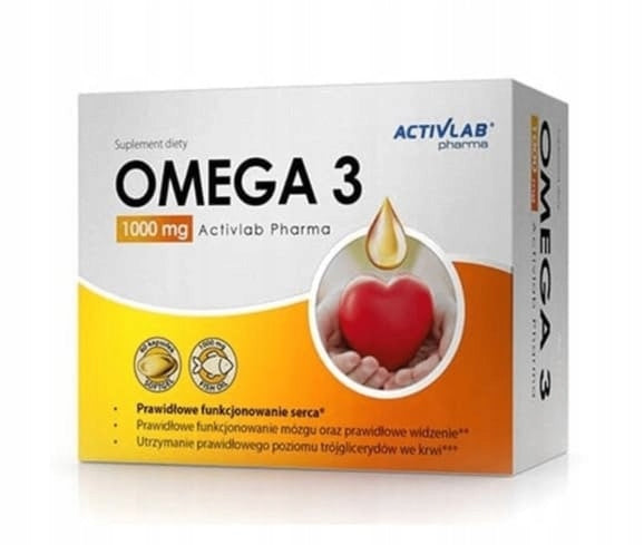 Dietary supplement Activlab Omega 3 acids memory concentration capsule 60 pcs.