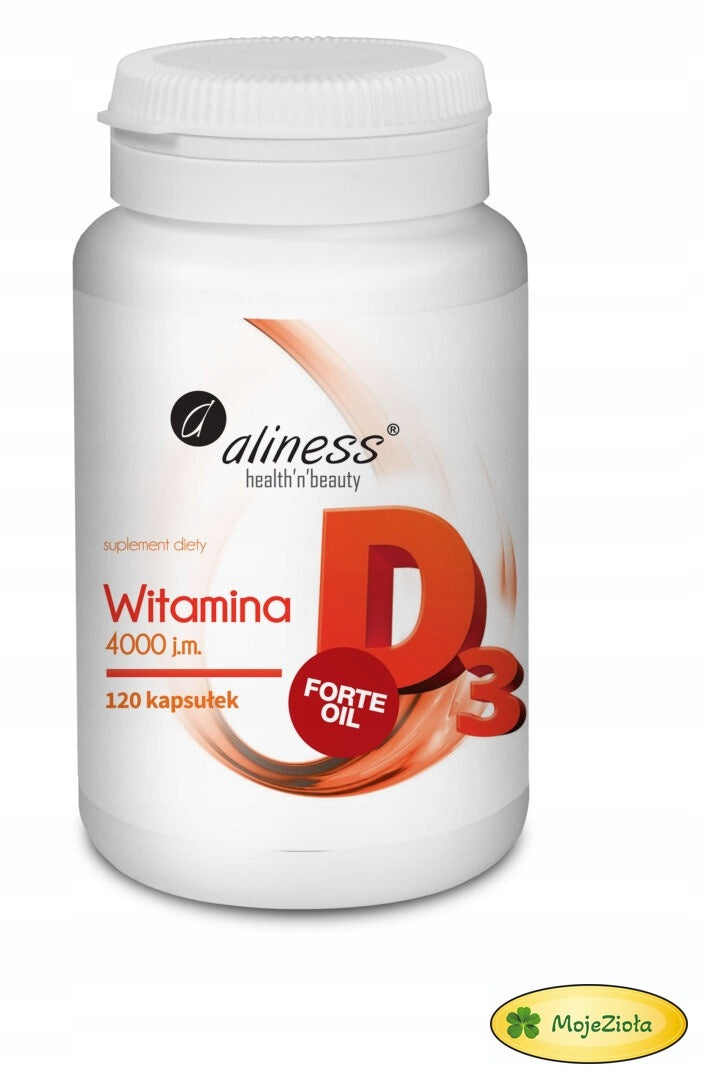 Dietary supplement Aliness vitamin D3 4000 IU 120 capsules