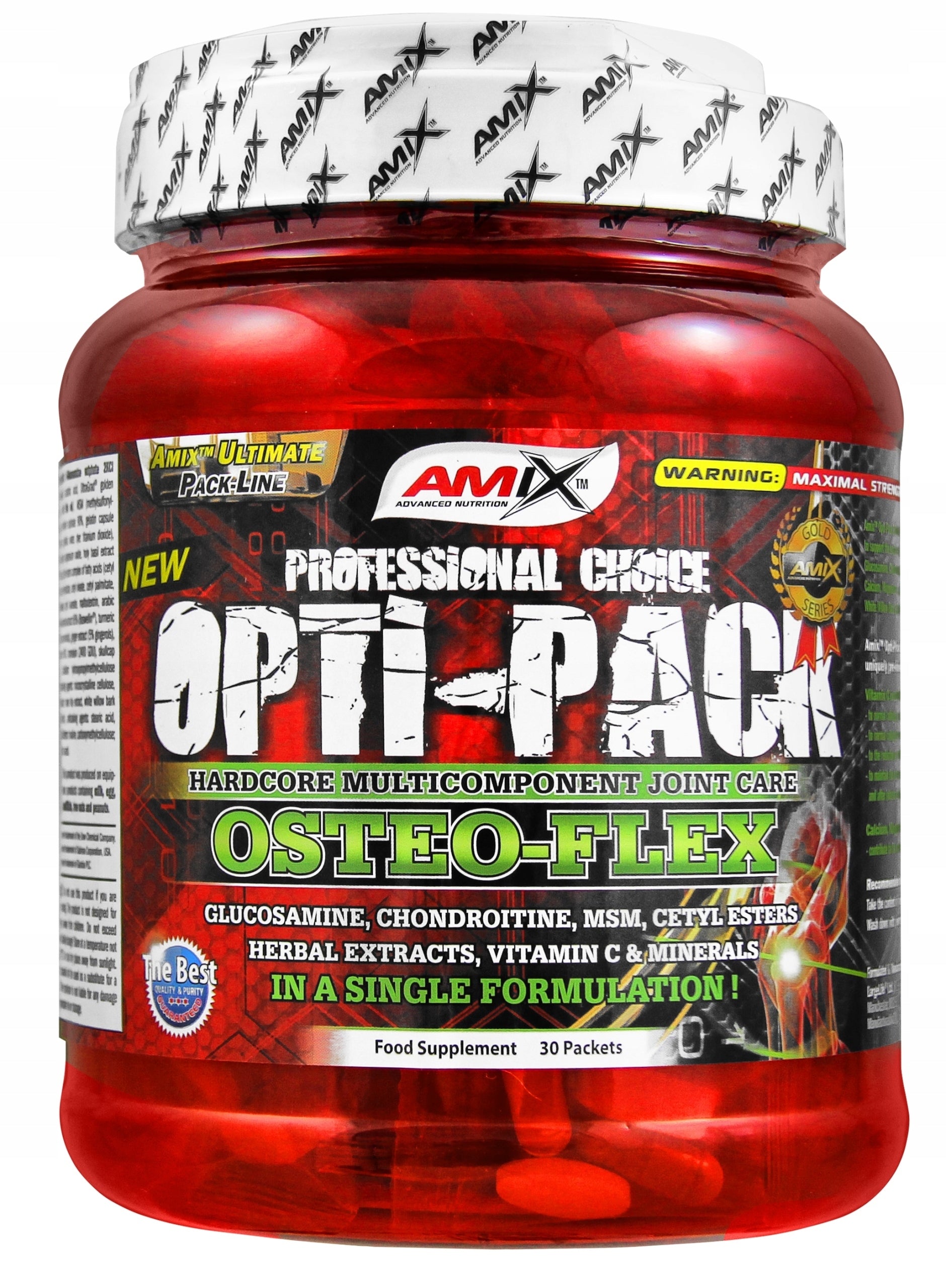 Dietary supplement Amix Opti-Pack Osteo-Flex 30 sachets vitamin without sugar