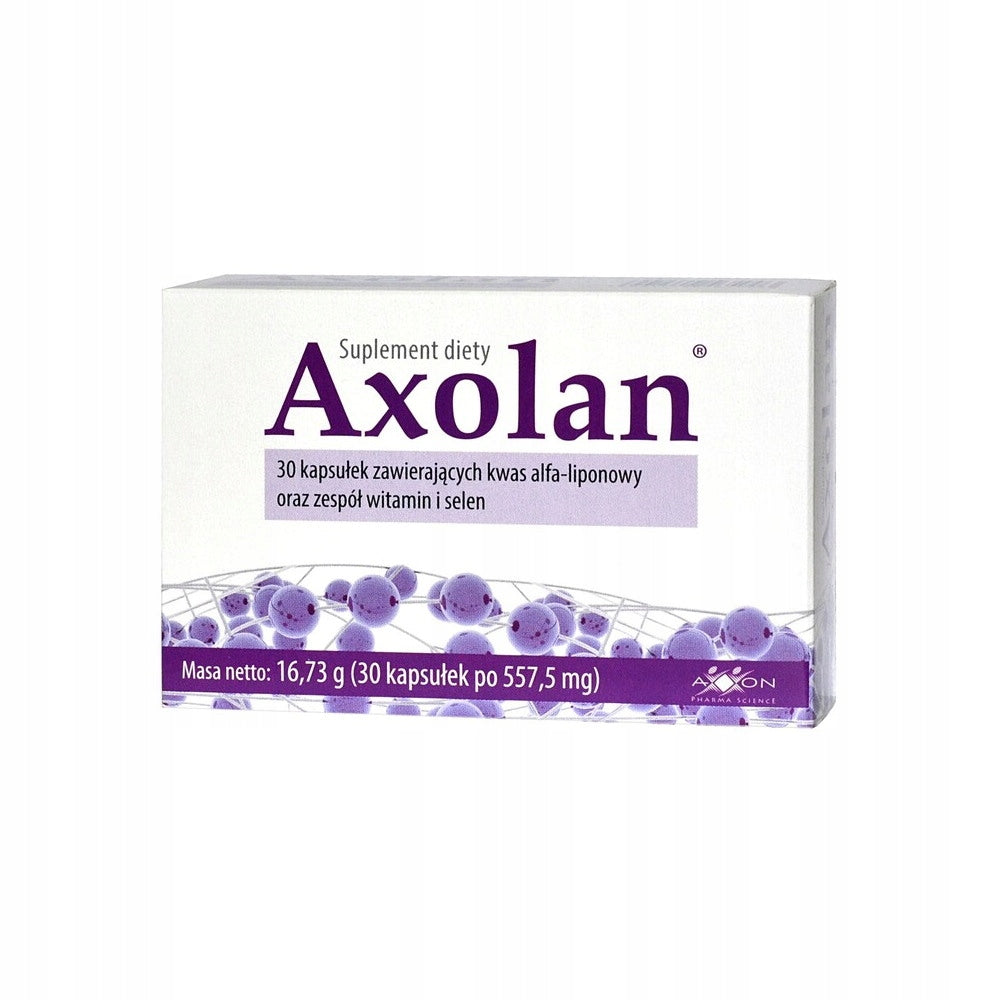 Dietary supplement Axxon Axolan capsules 30 pcs alpha-lipoic acid