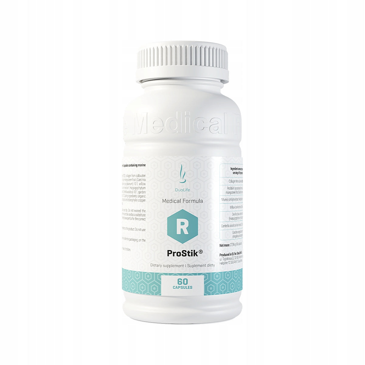 Dietary supplement DuoLife ProStik joints tendons bone Medical Formula Expiration date at least six months from the date of purchase