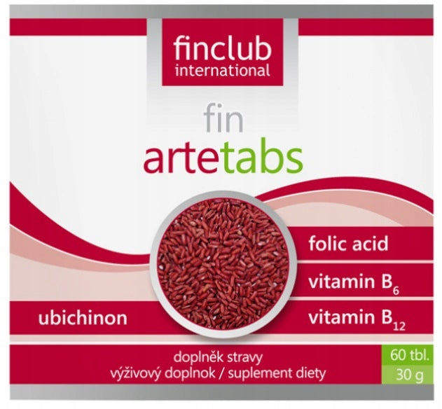 Dietary supplement FIN Finclub Artetabs 60 tablets Packaging status original