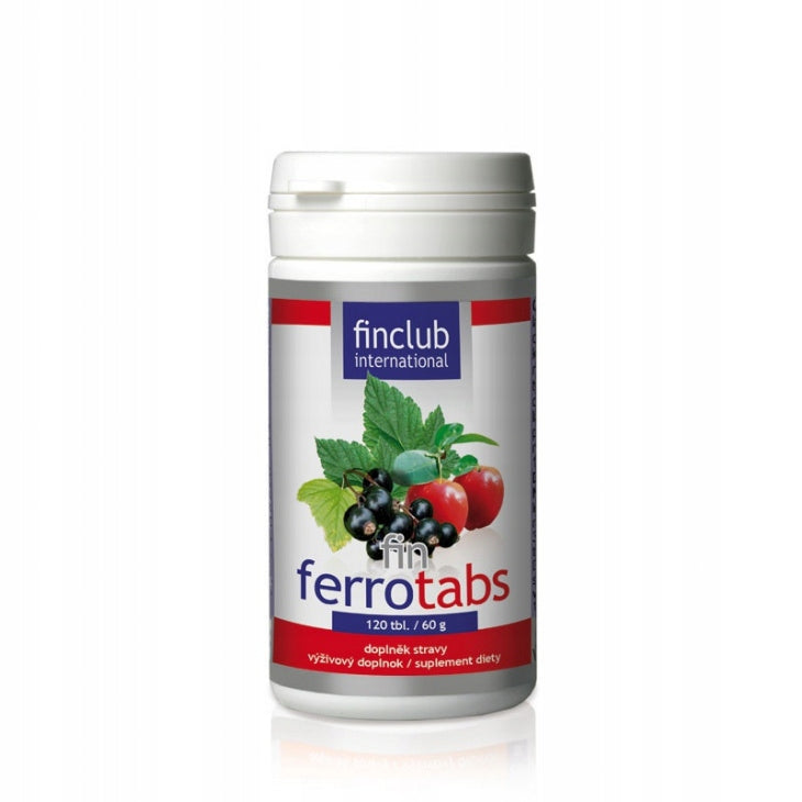 Dietary supplement Finclub Fin Ferrotabs iron tablets 60 g 120 pcs. Manufacturer code 6428300002229