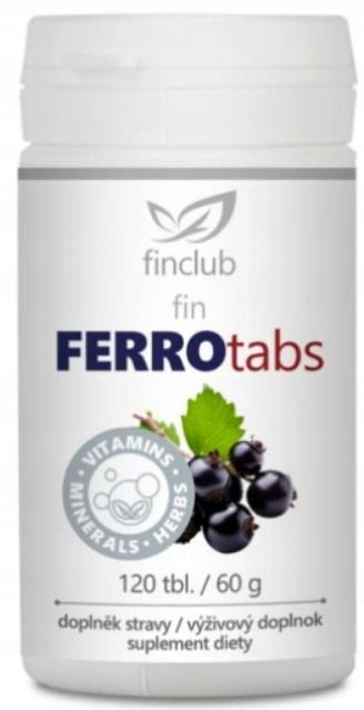 Dietary supplement Finclub Fin Ferrotabs iron tablets 60 g 120 pcs.