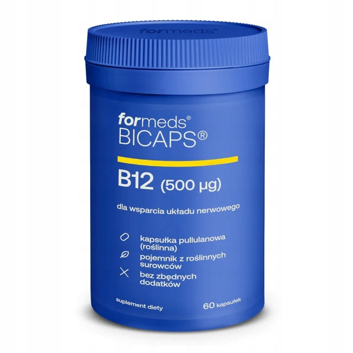 Dietary supplement ForMeds vitamin B12 60 vegetarian capsules