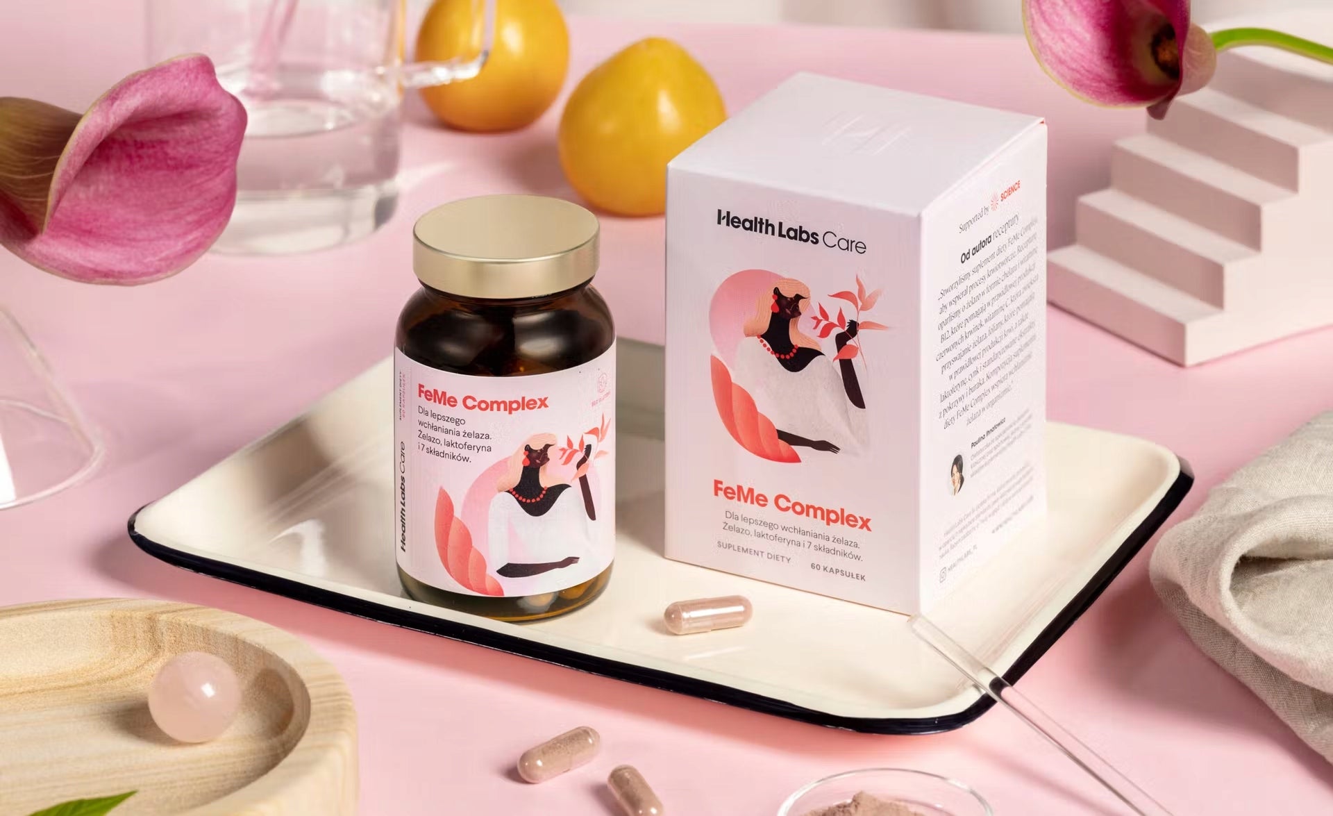 Dietary supplement Health Labs Care FEME capsules wild rose 60 pcs. Brand Health Labs Care