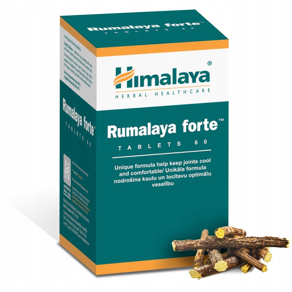 Dietary supplement Himalaya Rumalaya Forte 60 gluten-free tablets + gel 30g Manufacturer code 8901138511777