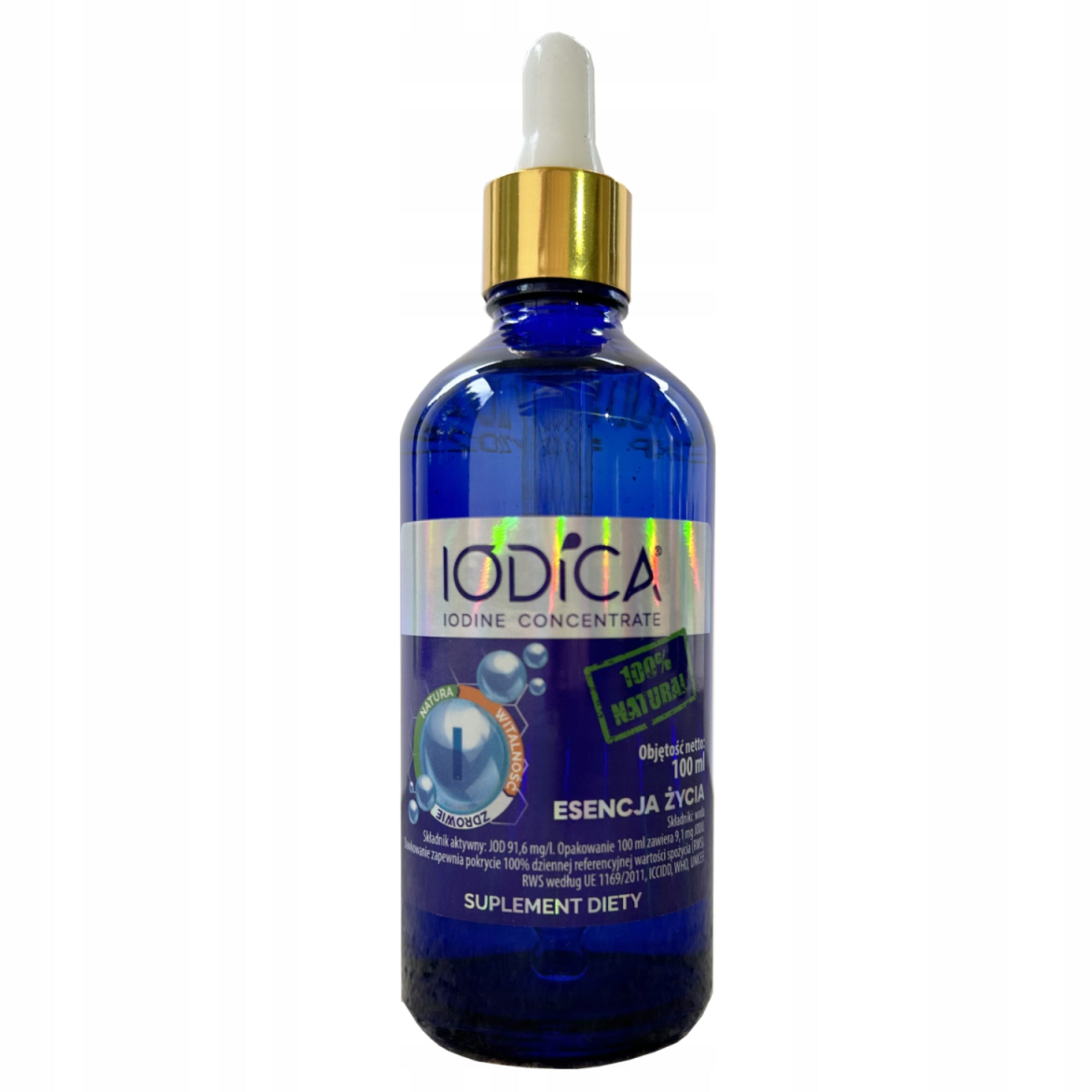 Dietary supplement Iodica Natural iodine 100 ml Medical device no