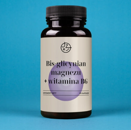 Dietary supplement Jemy Zdrowo magnesium bis-glycinate with vitamin B6 90 kaps. Manufacturer code 8594214461471