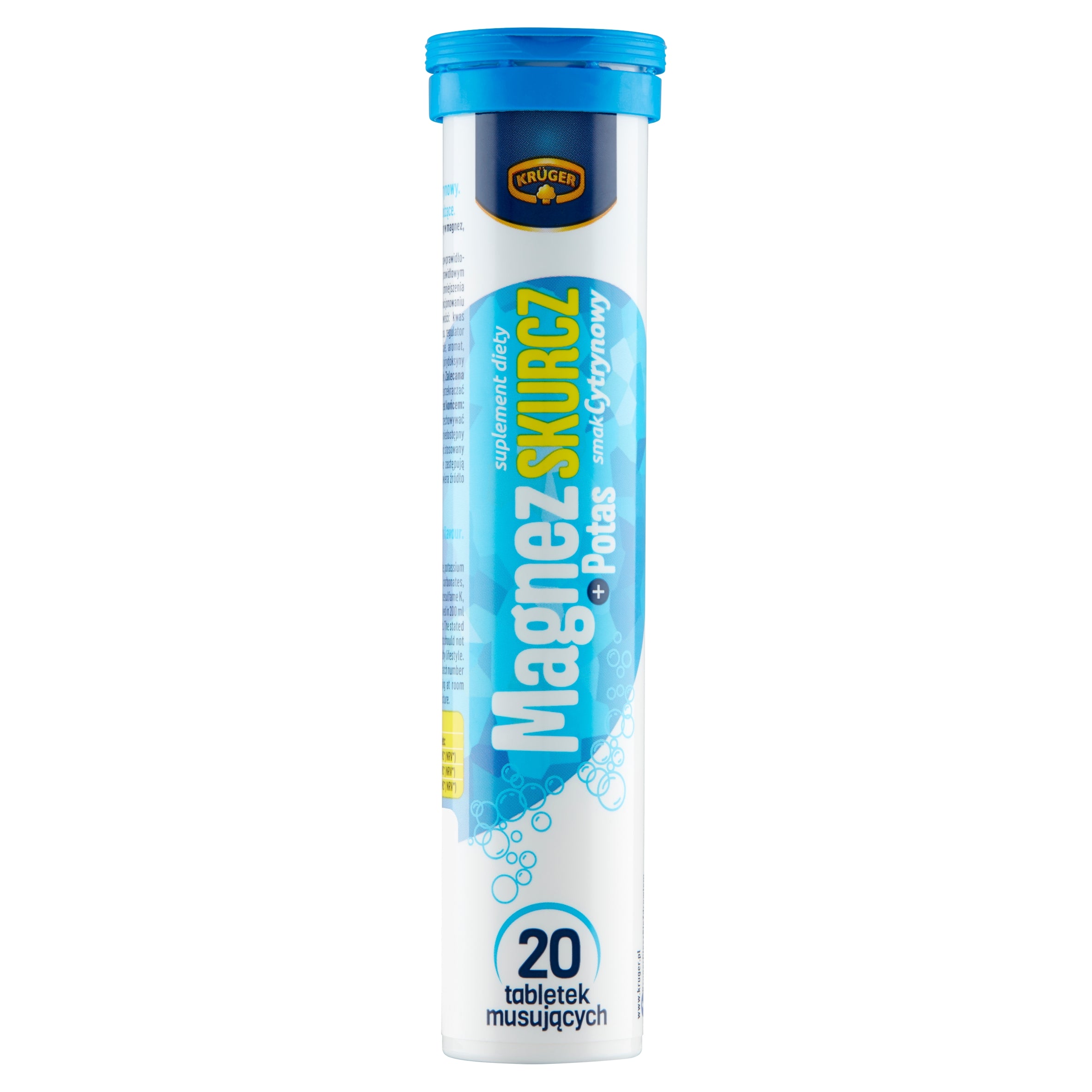 Dietary supplement Krüger Dietary supplement magnesium shrinkage + potassium lemon flavor