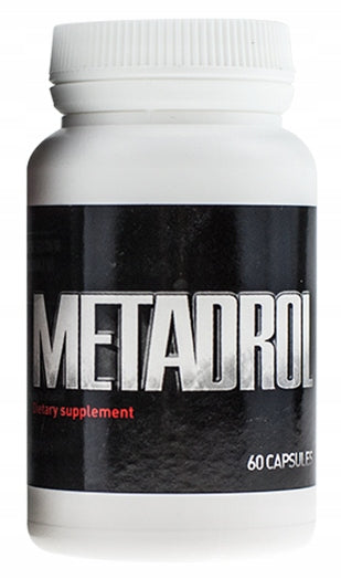Dietary supplement METADROL muscle mass gain for men 60 capsules Expiration date not specified