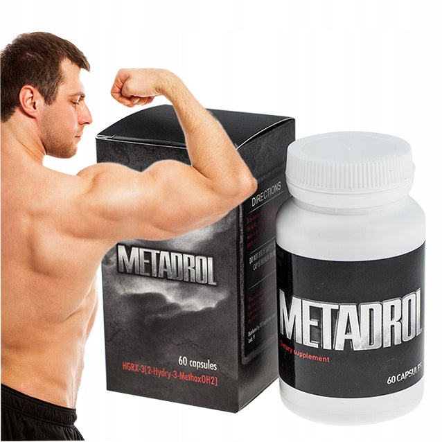 Dietary supplement METADROL muscle mass gain for men 60 capsules