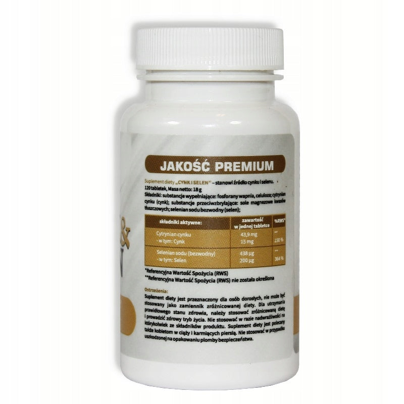 Dietary supplement MedFuture Selenium & Zinc tablets 120 pcs. Expiration date at least 1 year from the date of purchase