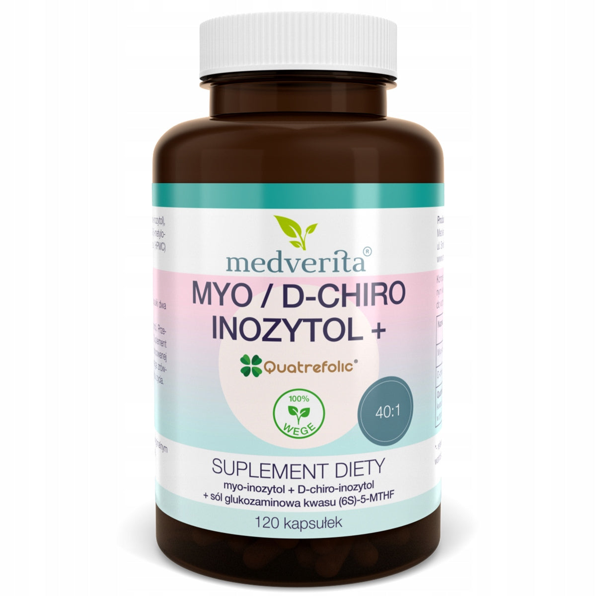 Dietary supplement Medverita D-Chiro Inositol 120 vegan capsules