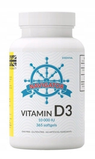 Dietary supplement NAVIGATOR vitamin D3 strong 365 capsules