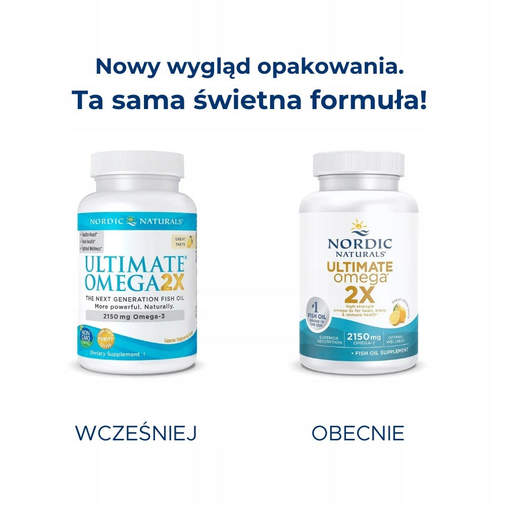 Dietary supplement Nordic Naturals omega-3 2150mg lemon 120 kaps. Brand Nordic Naturals