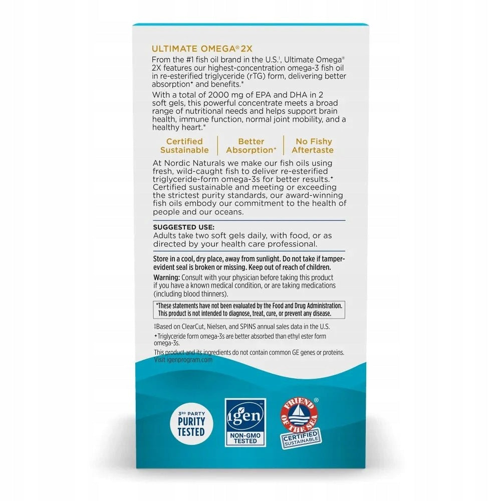 Dietary supplement Nordic Naturals omega-3 2150mg lemon 120 kaps. Manufacturer code 768990891052