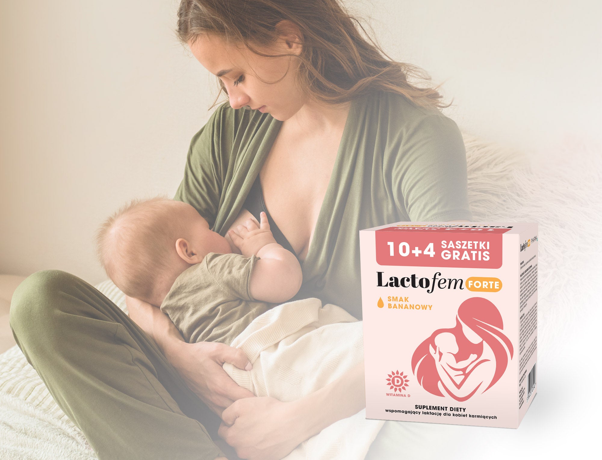 Dietary supplement Pharma Dot Lactofem Forte banana flavor 14 sachets x3 Manufacturer code 5904726471838