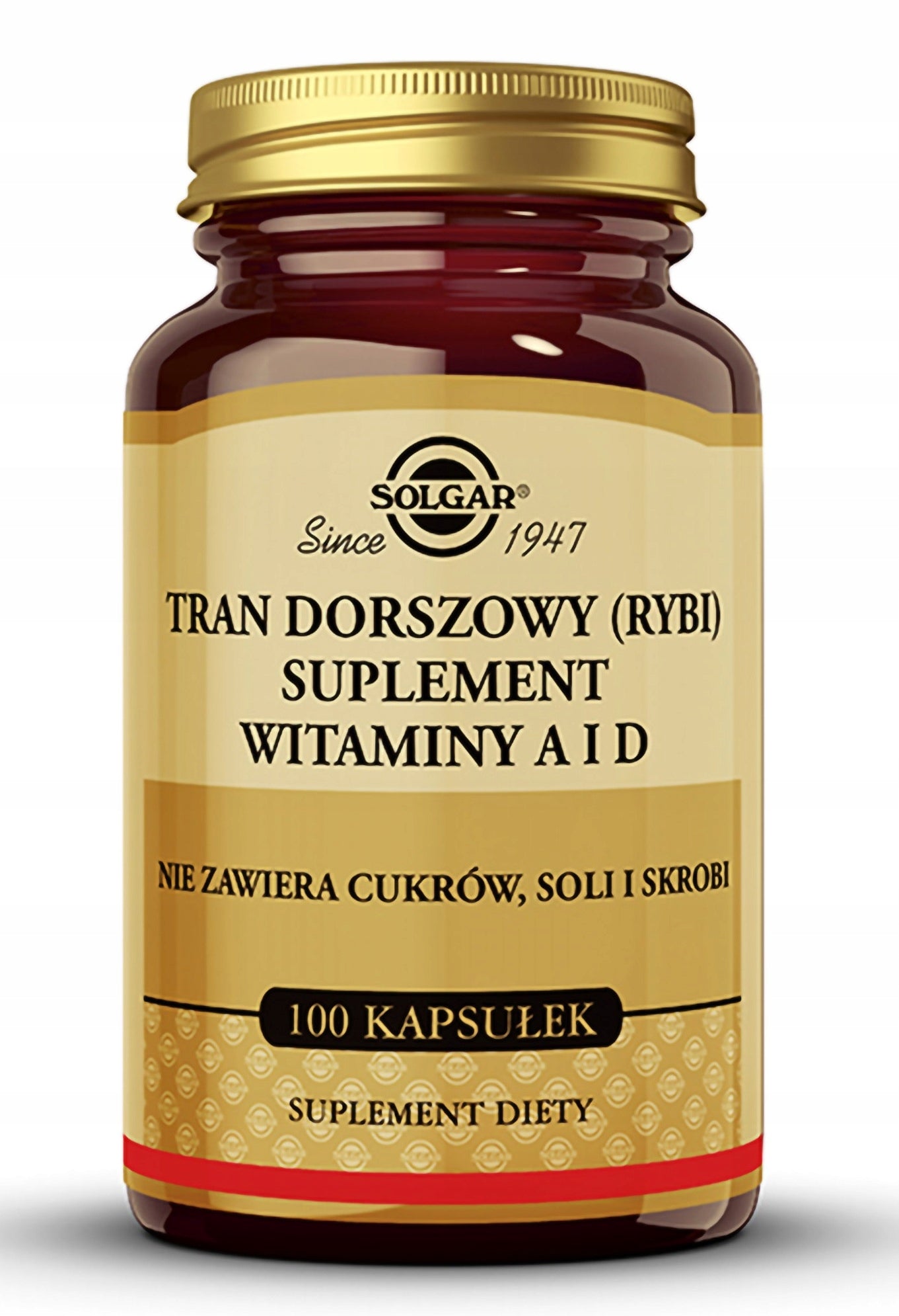 Dietary supplement Solgar Cod Tran for the sake of the immune system 100 x2 EAN (GTIN) 033984009400