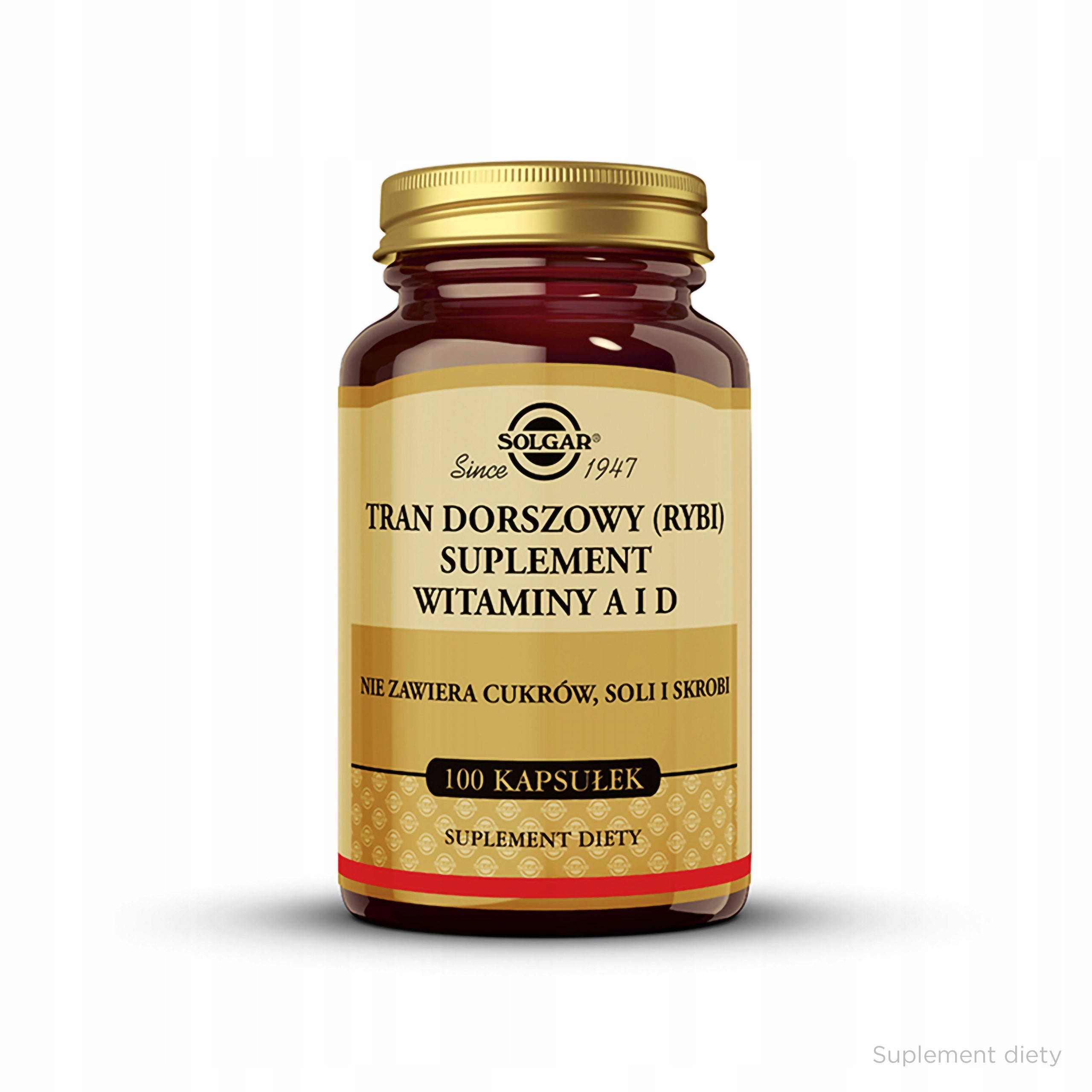 Dietary supplement Solgar Cod Tran for the sake of the immune system 100 x2 Manufacturer code z dorsza na odporność