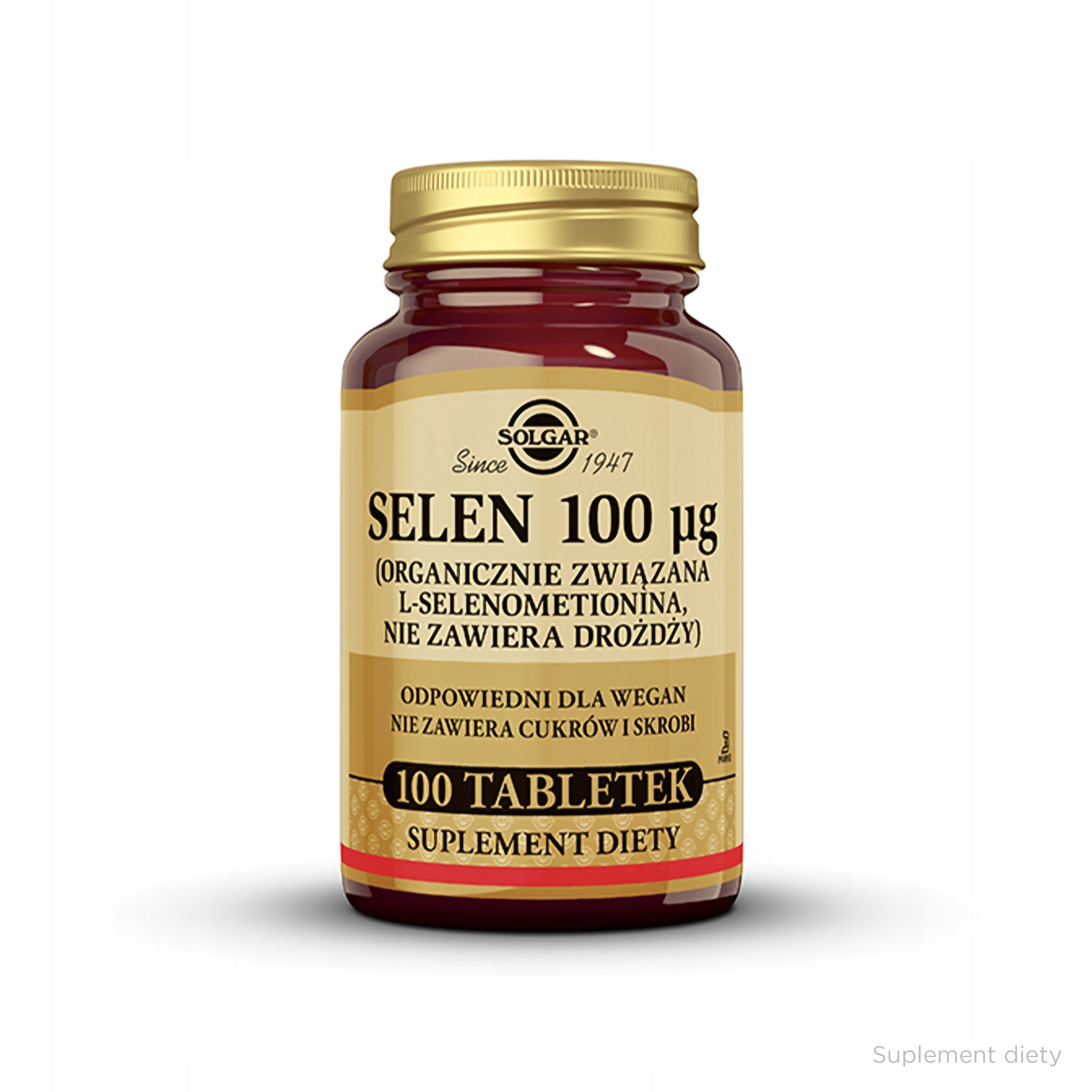 Dietary supplement Solgar Selenium hair and nails 100 mcg 100 tablets x2 EAN (GTIN) 033984025516