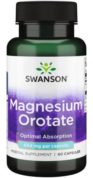 Dietary supplement Swanson Health Products Magnesium rotan capsules 60 pcs.