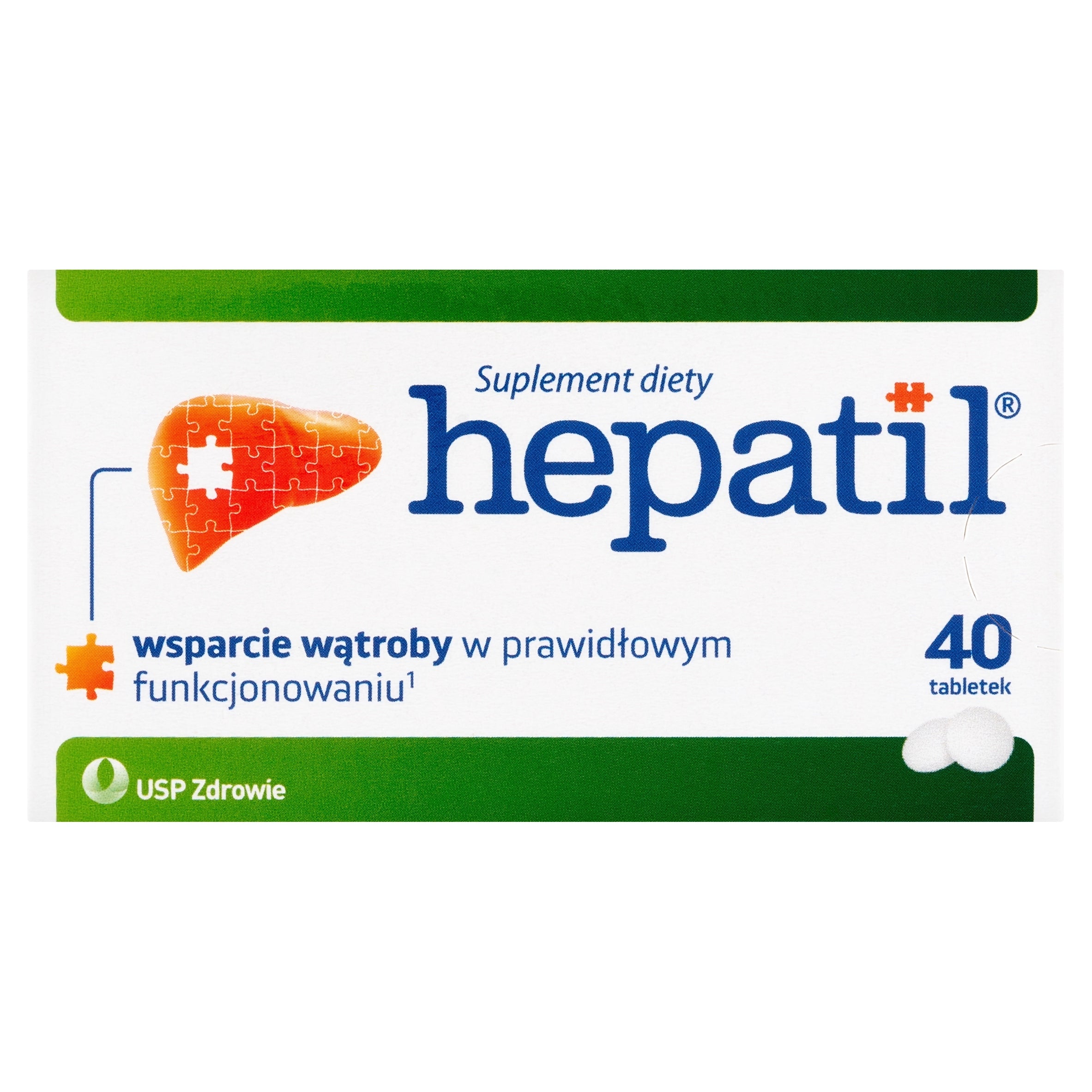 Dietary supplement USP Zdrowie Hepatil tablets 40 pcs. choline