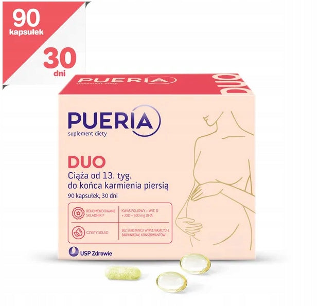 Dietary supplement USP Zdrowie Pueria Duo for women 90 capsules Manufacturer code 5903031283921