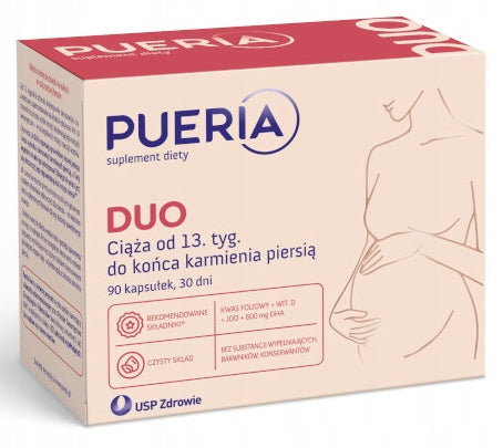 Dietary supplement USP Zdrowie Pueria Duo for women 90 capsules Packaging status original