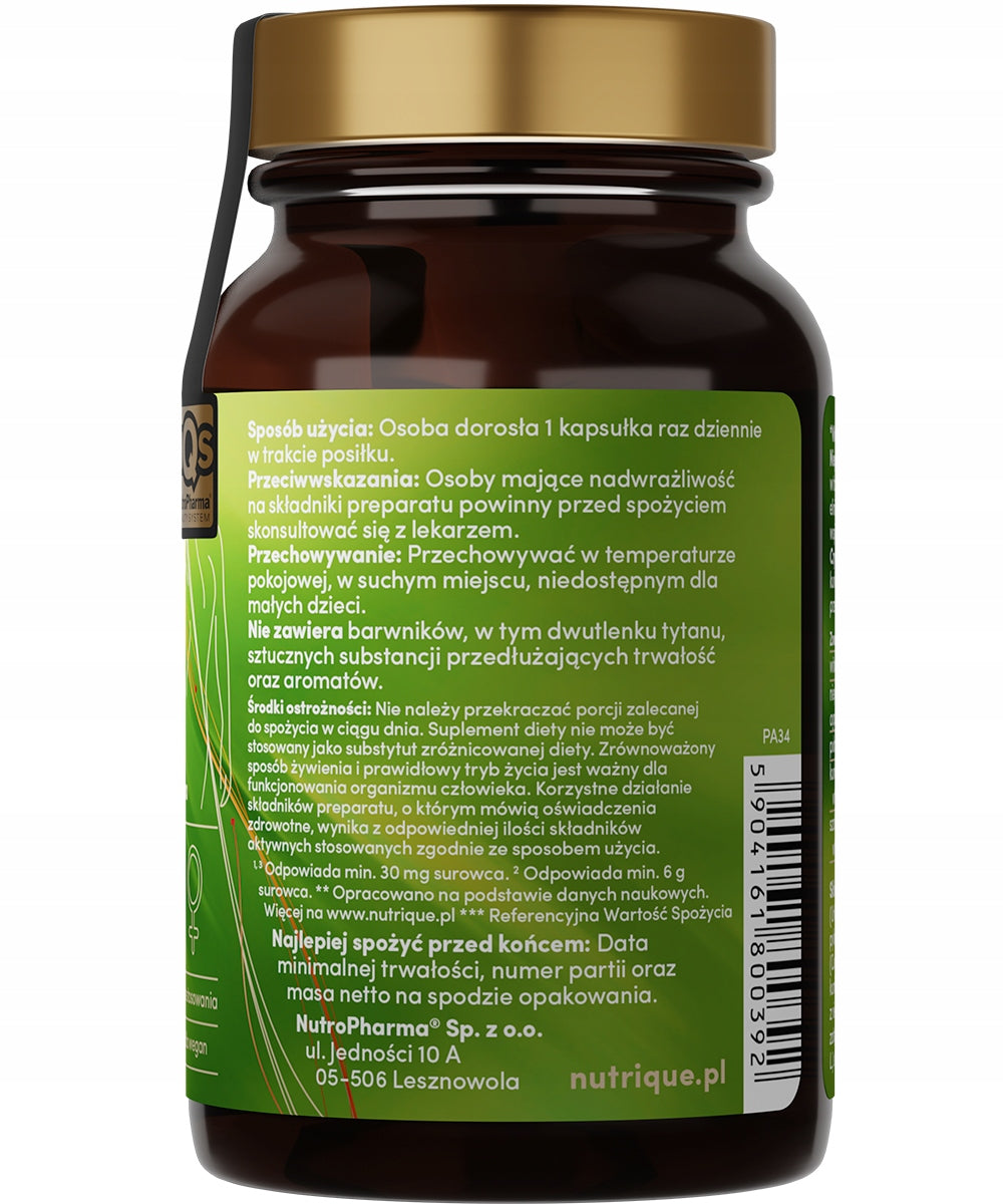 Dietary supplement - Your PMS under control* - 60 capsules - Nutrique Expiration date at least 1 year from the date of purchase